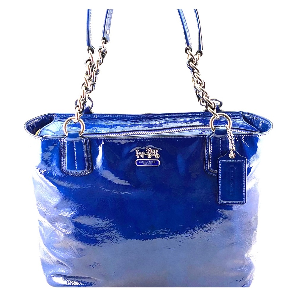 💙Authentic Coach Ultramarine Patent Madison